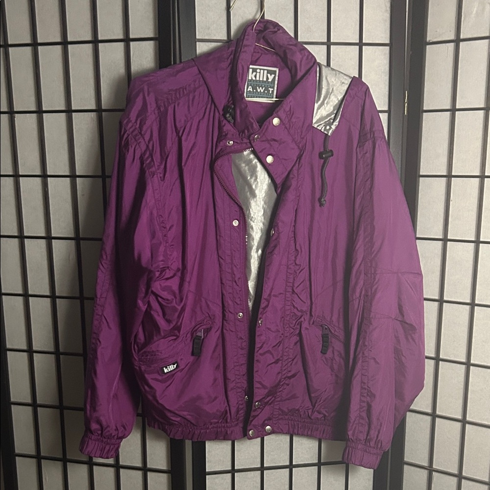 Killy Purple Windbreaker Jacket